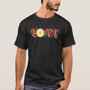 Holy Eucharist Miracles Love Catholic 1st Holy Com T-Shirt