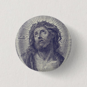 Holy Face of Jesus 3 Cm Round Badge