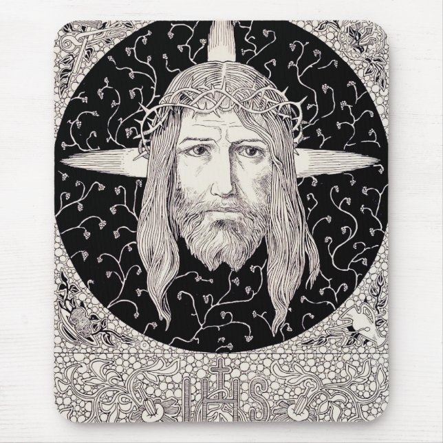 Holy Face of Jesus Christ Mouse Pad (Front)