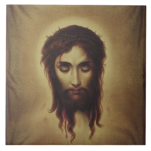 Holy Face of Jesus Christ Tile