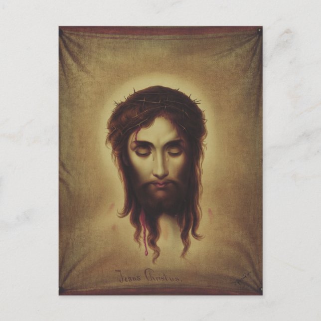 Holy Face of Jesus Postcard (Front)