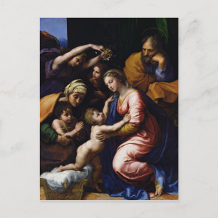 Holy Family , 1518 Postcard