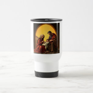 Holy Family, Baby Jesus Mary and Joseph Travel Mug