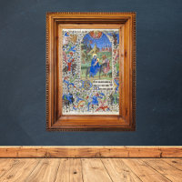 Holy Family Flight into Egypt Mediaeval Manuscript