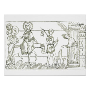 Holy Family Flights into Egypt  Poster