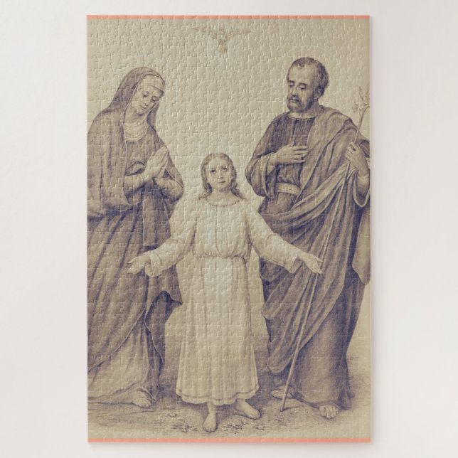 Holy Family Jesus, Virgin Mary and Saint Joseph  Jigsaw Puzzle (Vertical)