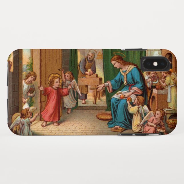 Holy Family Kitchen iPhone Case (Back (Horizontal))