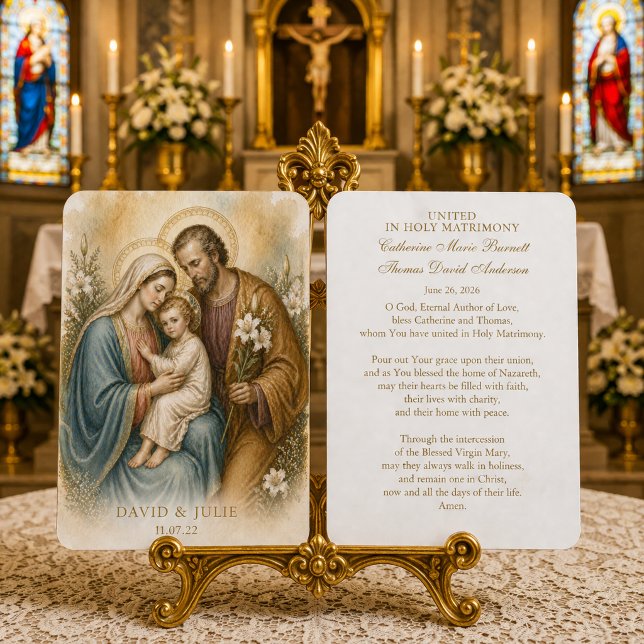 Holy Family Marriage Blessing Wedding Keepsake (Creator Uploaded)