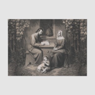 Holy Family Virgin Mary Saint Joseph Jesus Christ Tissue Paper