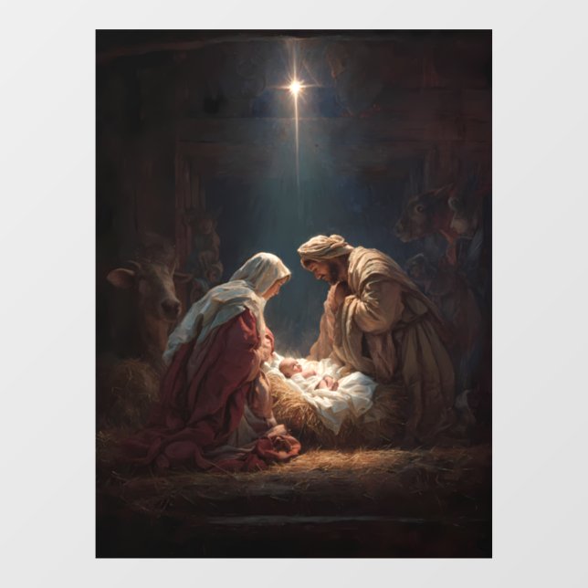 Holy Family Window Cling (Sheet)