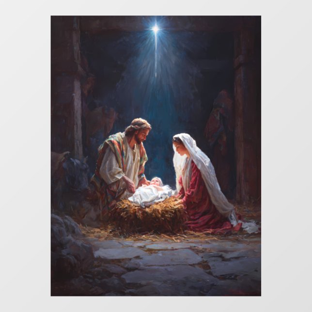 Holy Family Window Cling (Sheet)