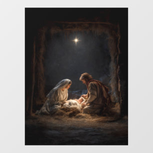 Holy Family Window Cling