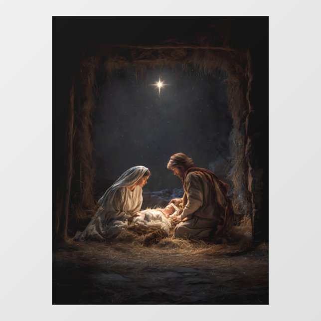 Holy Family Window Cling (Sheet)