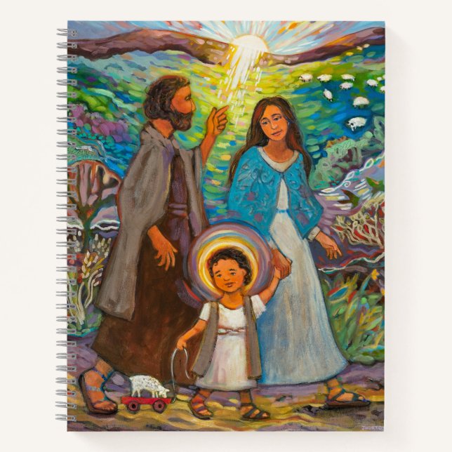 Holy Family with Child Jesus Notebook (Front)