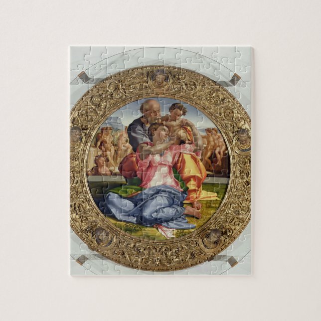Holy Family with St. John (Doni Tondo), 1504-05 (o Jigsaw Puzzle (Vertical)