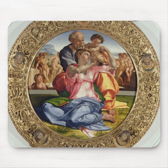 Holy Family with St. John (Doni Tondo), 1504-05 (o Mouse Pad (Front)