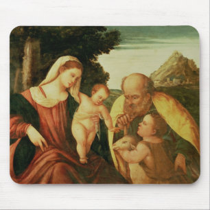 Holy Family with St. John Mouse Pad