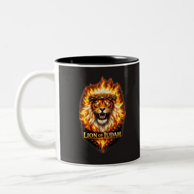 Holy Fire - Lion of Judah Coffee Mug (Left)