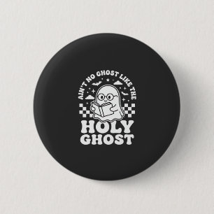 Holy Ghost Retro Halloween Ghost Design_1 6 Cm Round Badge
