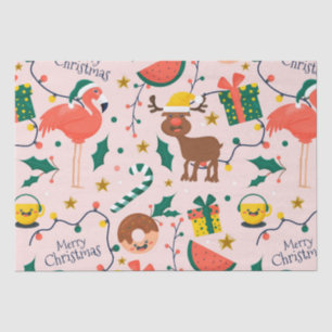 Holy Gifts Christmas Pink Tissue Paper