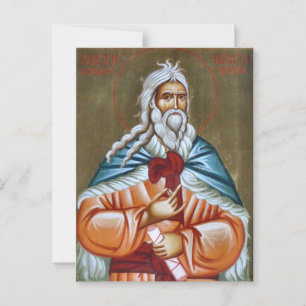 Holy Glorious Prophet Elijah Icon           Postcard