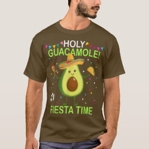 Holy guacamole avocado vegan vegetarian cinco de m T-Shirt