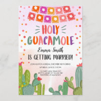 Holy Guacamole Cactus Fiesta Bridal Shower