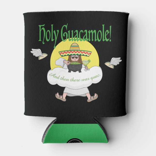 Holy Guacamole Can Cooler (Front)