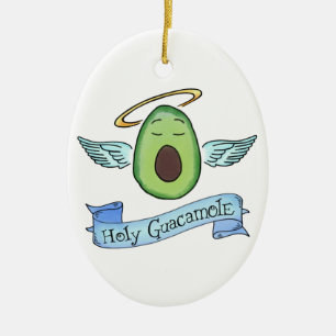 Holy Guacamole Ceramic Tree Decoration