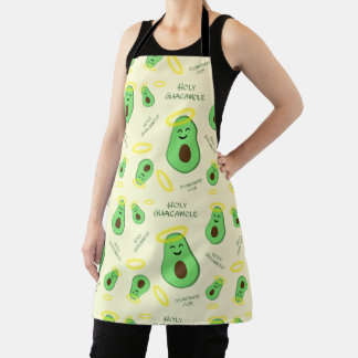 Holy Guacamole cute avocado Apron