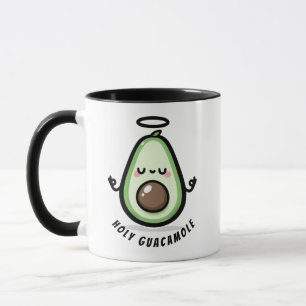 Holy Guacamole Cute Avocado – Funny Pun Mug