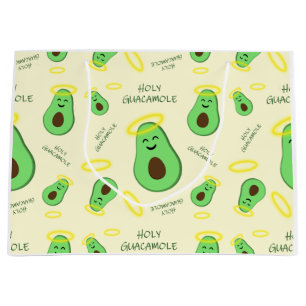 Holy Guacamole cute avocado Large Gift Bag