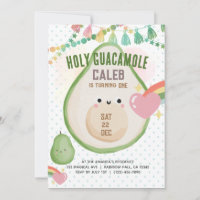 Holy Guacamole Fiesta Avocado 1st Birthday Party