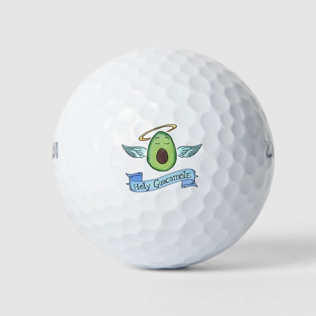 Holy Guacamole Golf Balls (Front)