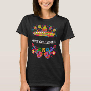 Holy Guacamole  Guac Humour Avocado Cinco De Mayo T-Shirt