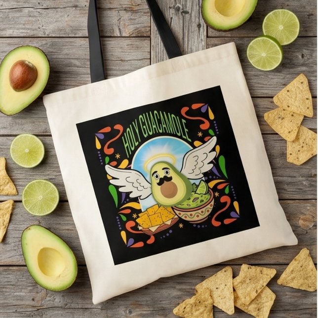Holy Guacamole Tote Bag (Creator Uploaded)