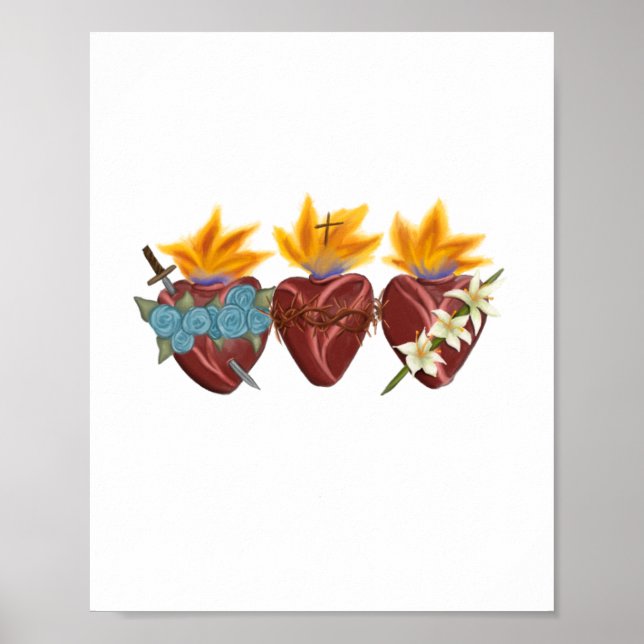 Holy Hearts Print  (Front)