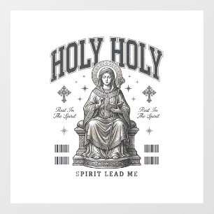 Holy Holy Vintage Engraving Religious Shirt Design