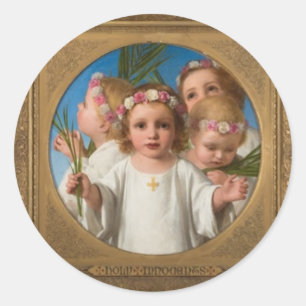 Holy Innocents Heavenly Children Classic Round Sticker
