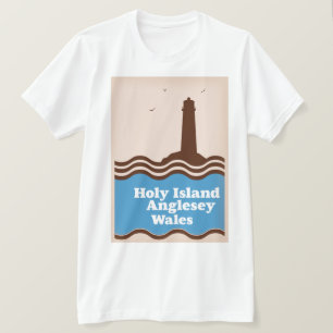 Holy Island, Anglesey, Wales travel poster T-Shirt