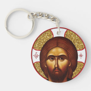 Holy  jesus Christ Orthodox Icon Key Ring