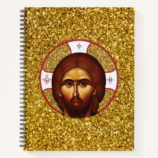 Holy  jesus Christ Orthodox Icon Notebook