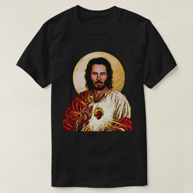 Holy Keanu - T-Shirts, Gadgets &amp; Face Masks Es T-Shirt (Design Front)