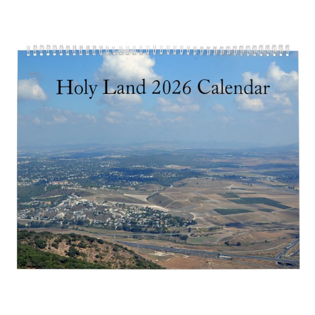 Holy Land 2026 Wall Calendar (Cover)