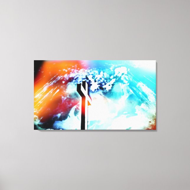 Holy Land Cross II Wrapped Canvas (Front)