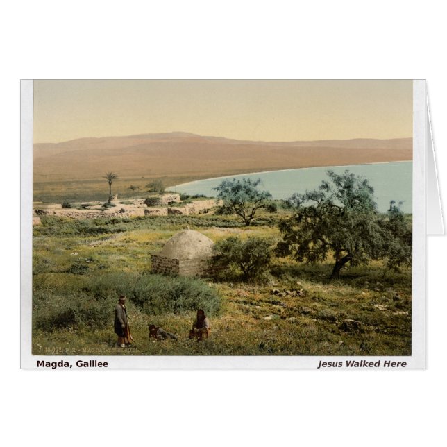 Holy Land Galilee Christmas Card (Front Horizontal)