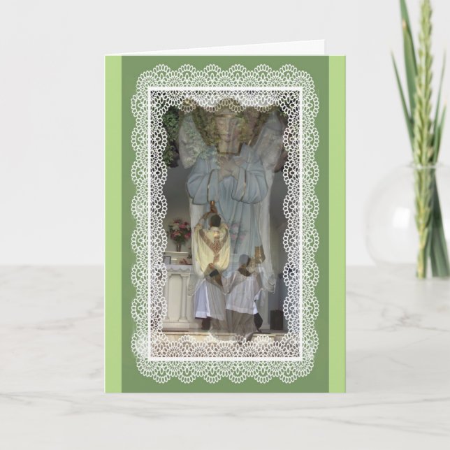 Holy Latin Mass Greeting Card (Front)