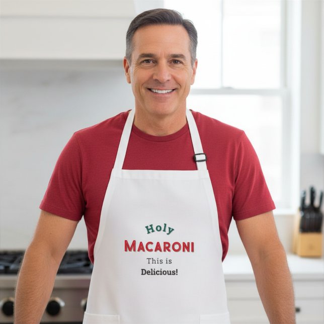 Holy Macaroni! Funny Quote Standard Apron (Creator Uploaded)