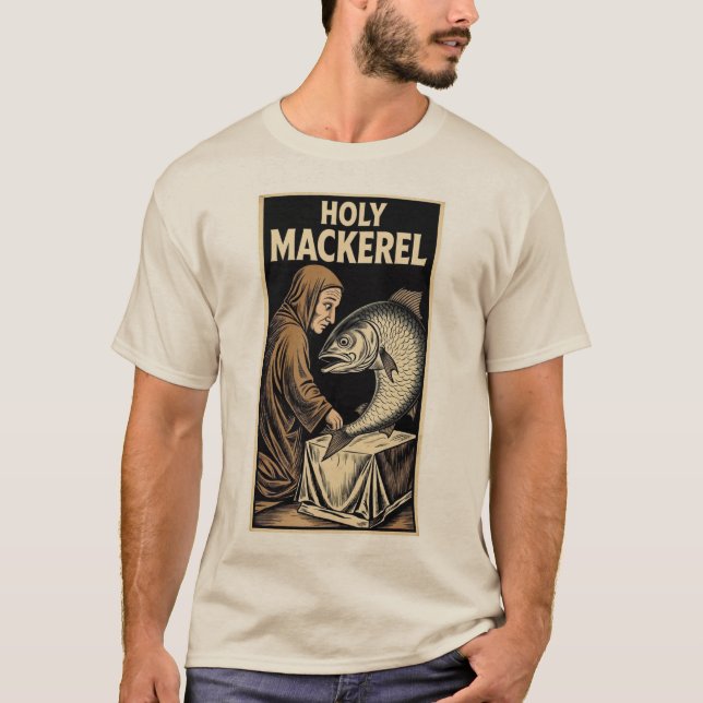 HOLY MACKEREL FISH CULT T-Shirt (Front)
