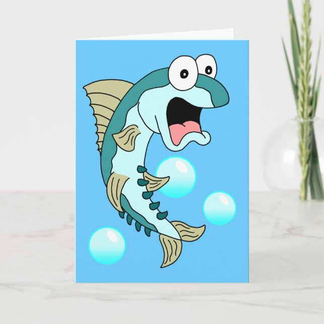 Holy Mackerel, You're 75! Funny 75th Birthday Card (Front)